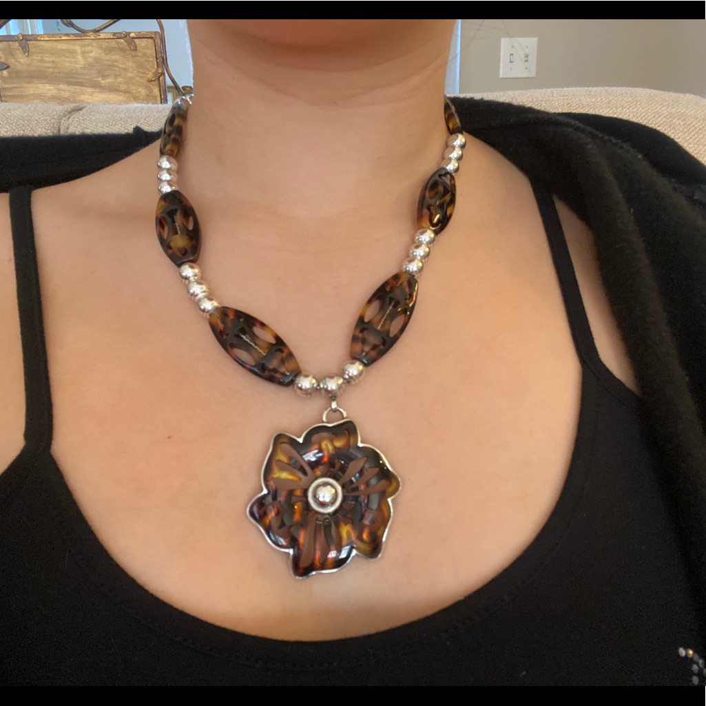 Brighton Shadow Garden Tortoise Necklace